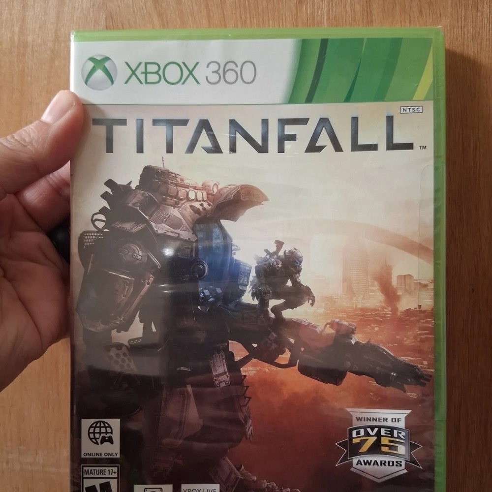 Titanfall for Xbox 360 - NEW- PLASTIC TEAR ON THE BACK SIDE